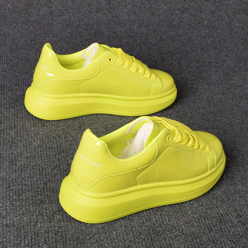 Casual Sneakers Men - 2025 Lake Kaplamalı Beyaz Günlük Erkek