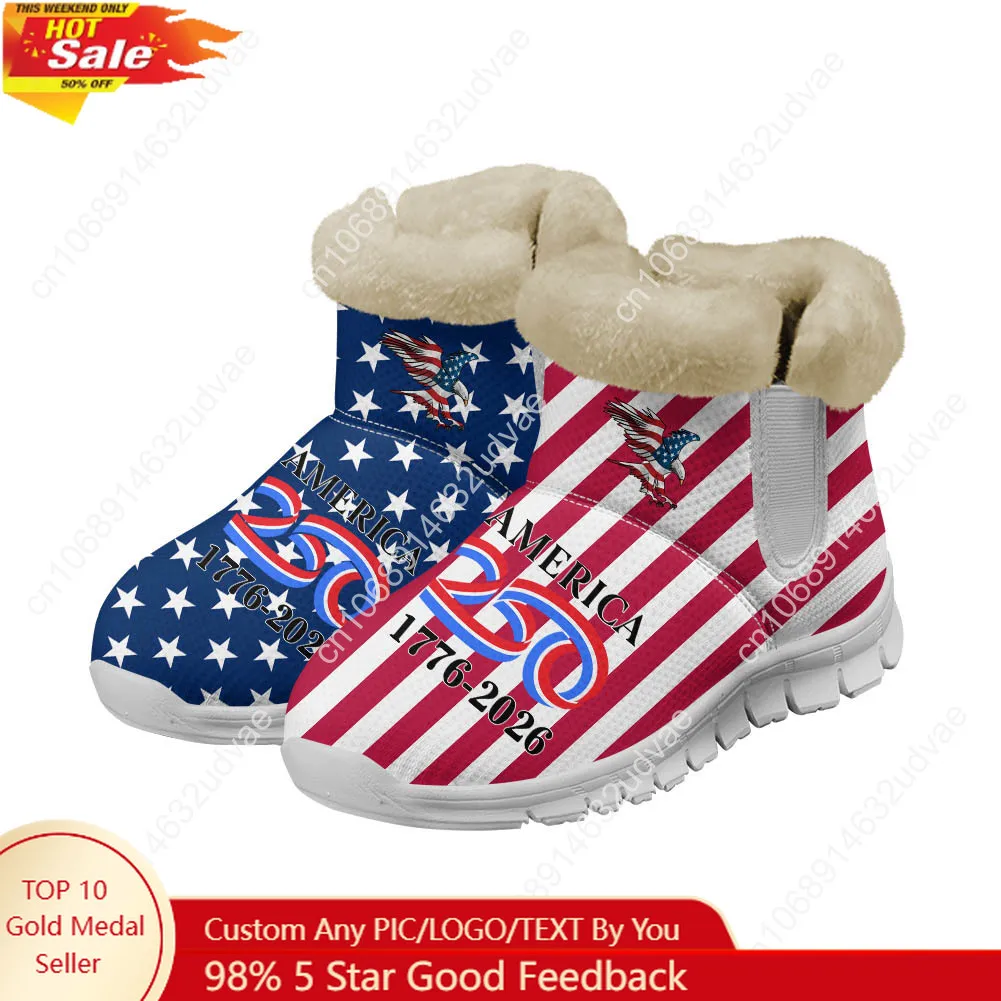 Casual Sneakers Men - Amerika 250. Yıldönümü 1776-2026 Peluş Ayakkabı