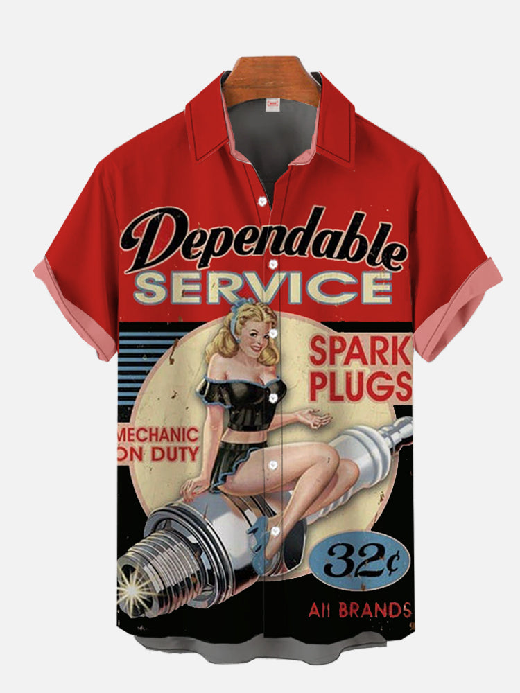 Mens Fashion In 1980S - 1970S-1980S Vintage Pin Up kız Poster