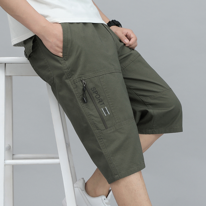 Cargo Jogger Pants - Erkek Kargo Şort Diz Pantolon Fermuar