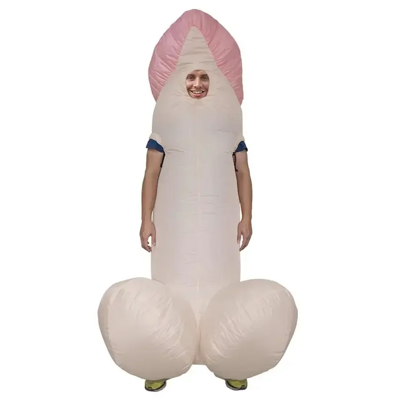 Mens Fashion Jumpsuit - 2026 Yetişkin Seksi Şişme Penis Cosplay