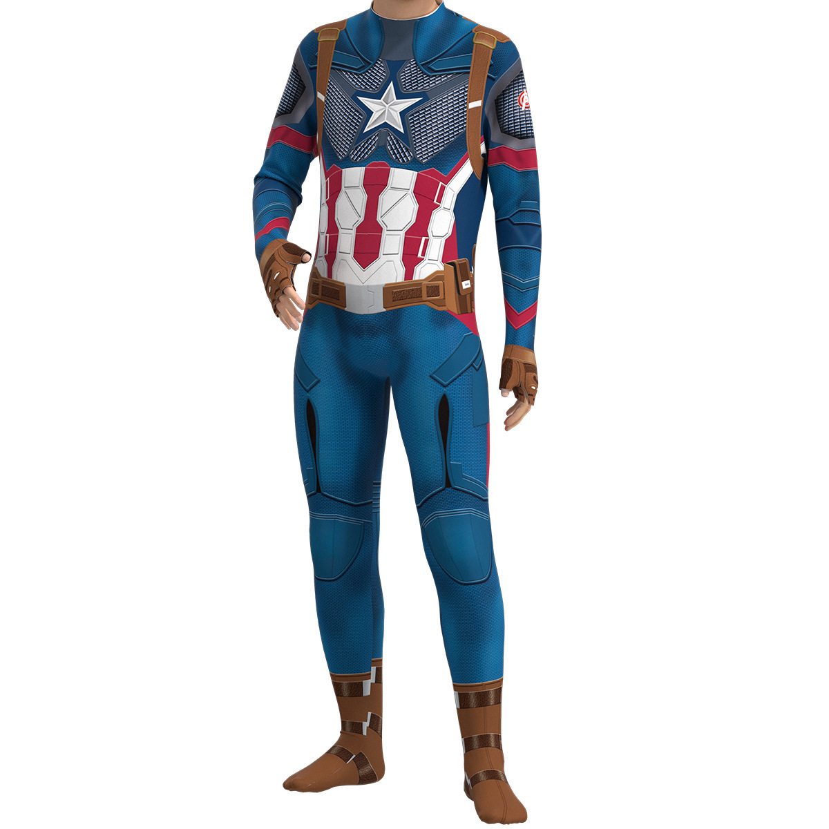 Mens Fashion Jumpsuit - Cadılar bayramı Cosplay Kostüm Kaptan Demir