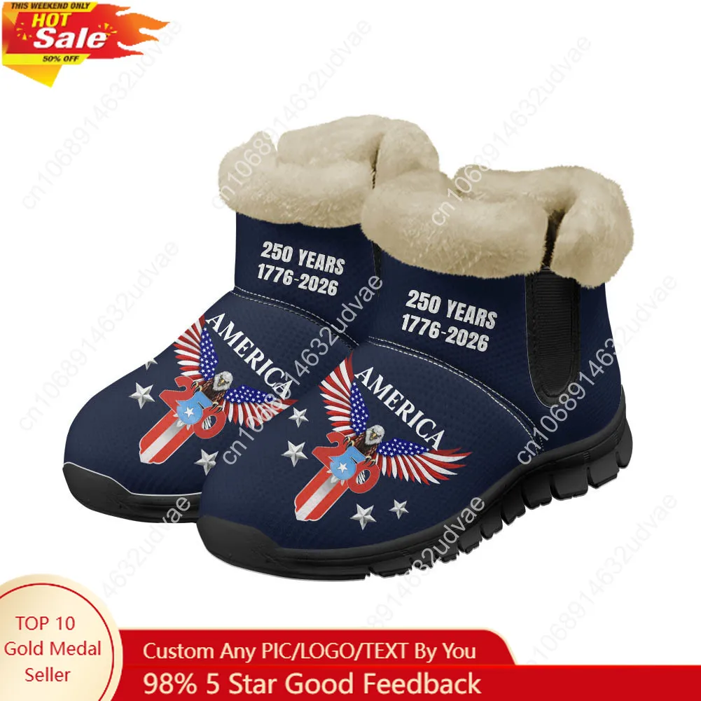 Casual Sneakers Men - Amerika 250. Yıldönümü 1776-2026 Peluş Ayakkabı