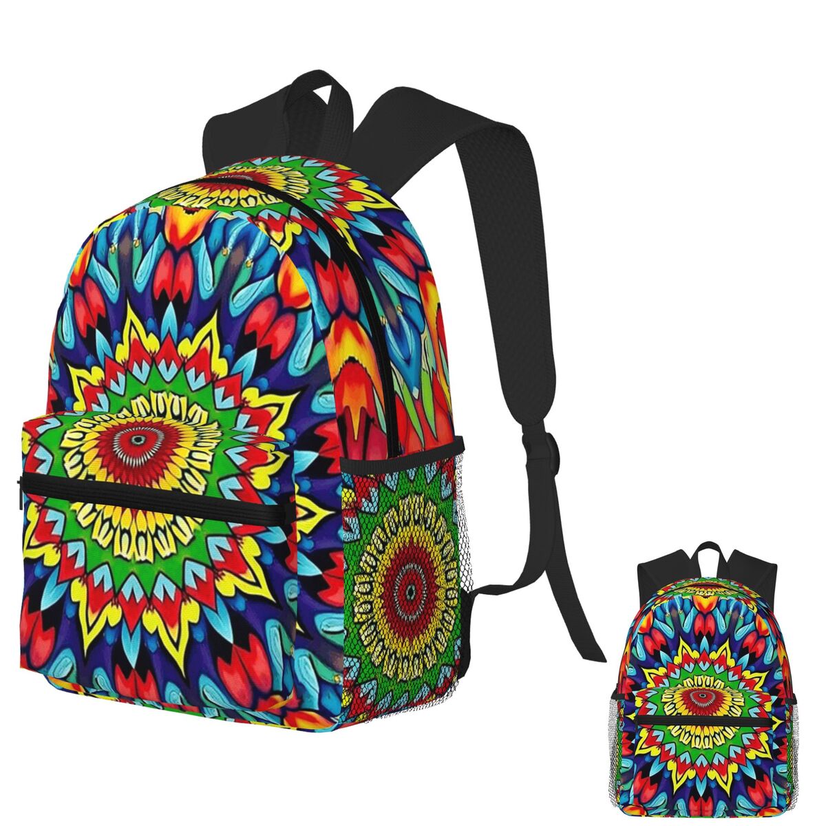 Men'S Fashion 1960S - Canlı Trippy Mandala 1960'lar Psychedelic Tarzı