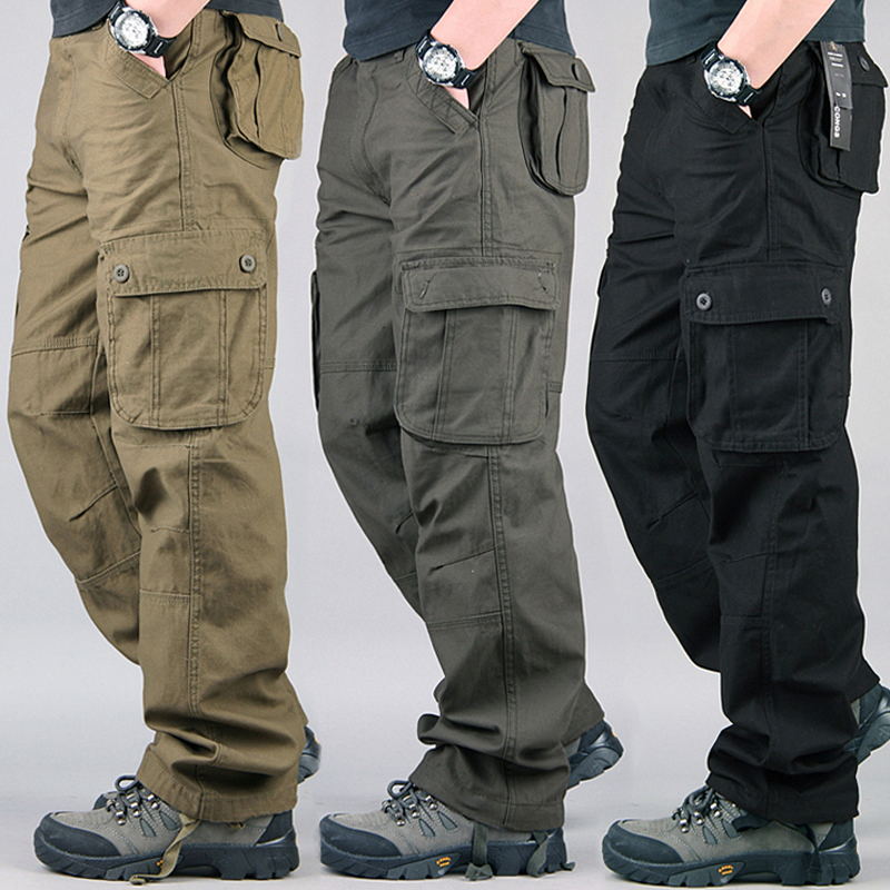 Cargo Jogger Pants - Taktik Kargo Pantolon Erkekler Pamuk Tulum