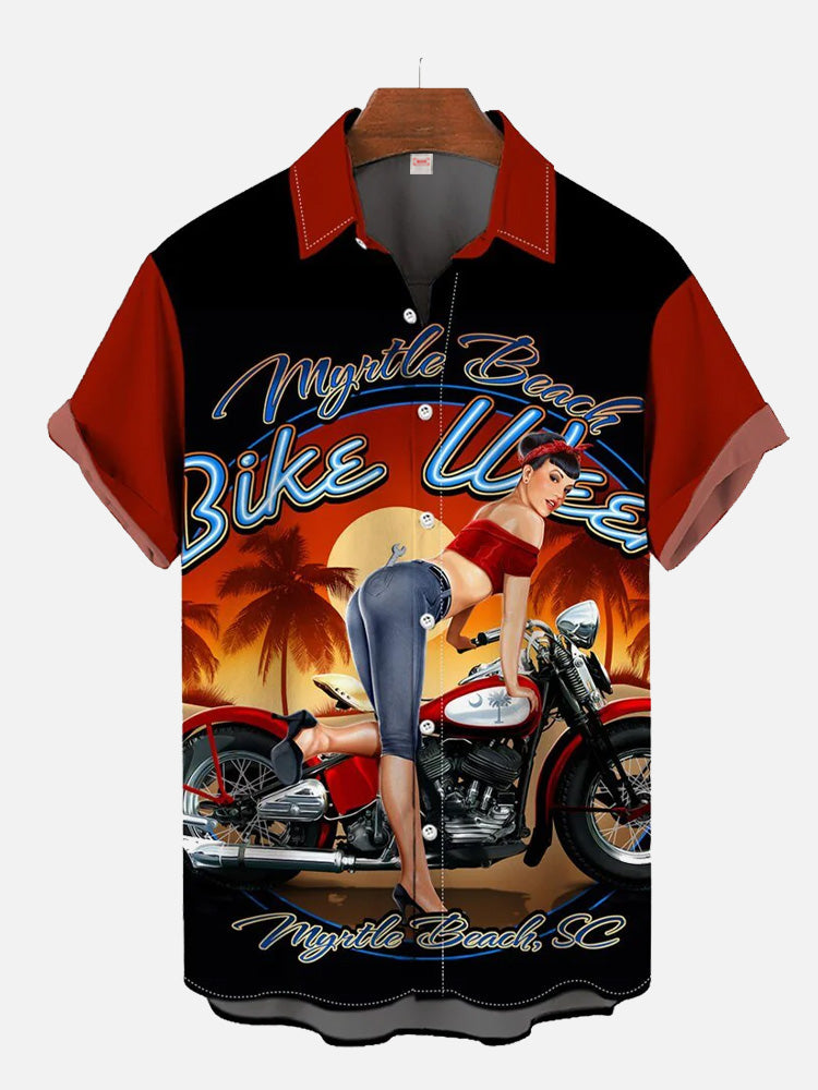 Mens Fashion In 1980S - 1970S-1980S Vintage Pin Up kız Poster