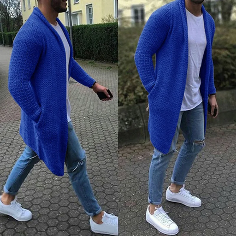 Men'S Fashion V Neck Sweater - İlkbahar Sonbahar Moda erkek Kazak Hırka