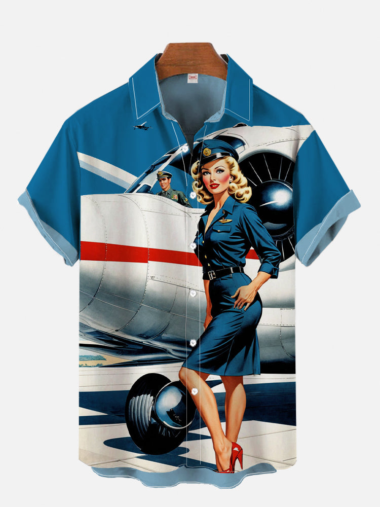 Mens Fashion In 1980S - 1970S-1980S Vintage Pin Up Kız Posteri