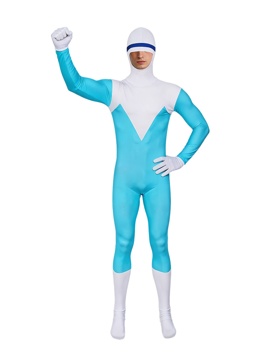 Mens Fashion Jumpsuit - İnanılmaz Aileler cosplay Kostümü Havalı Buz