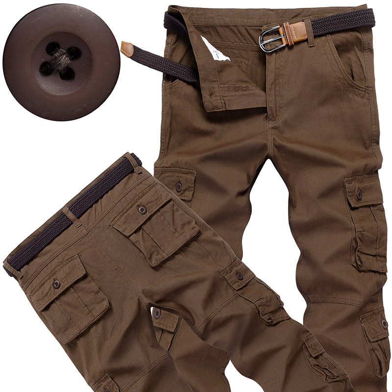 Cargo Jogger Pants - Erkek Taktik Kargo Pantolon Pamuk Rahat