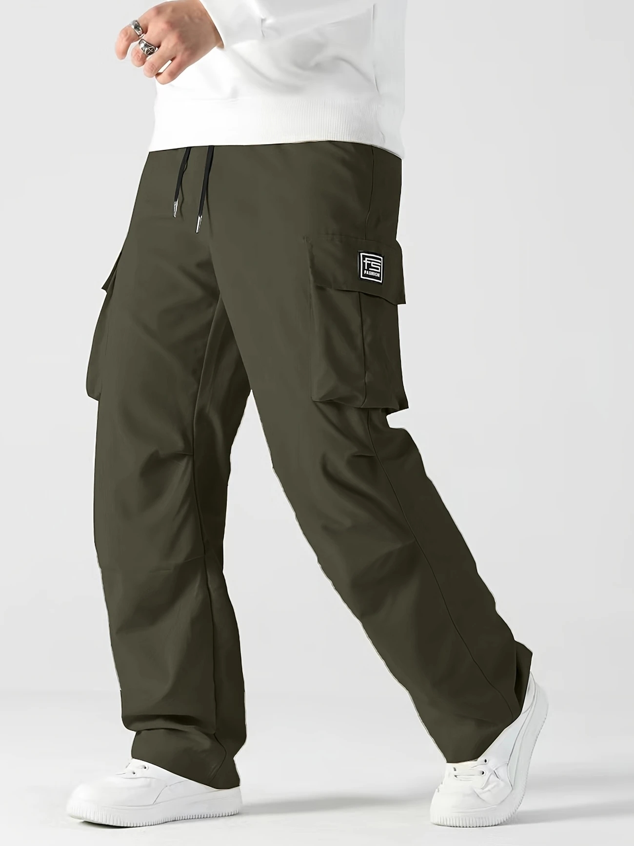 Cargo Jogger Pants - Erkek Rahat Eşofman Altı Sonbahar Bol