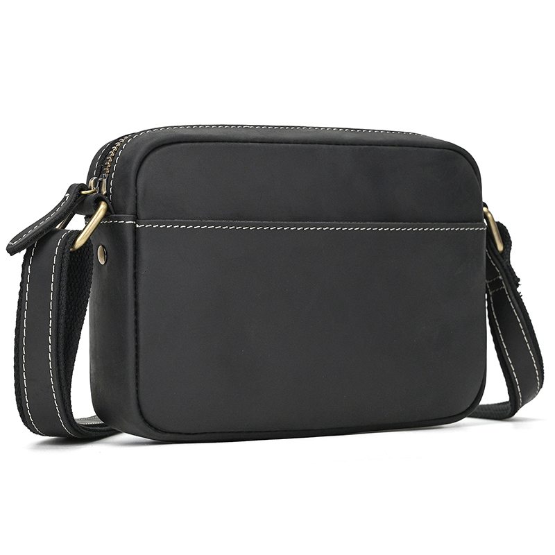 Fashion Harness Men - Çılgın At deri erkek crossbody çanta
