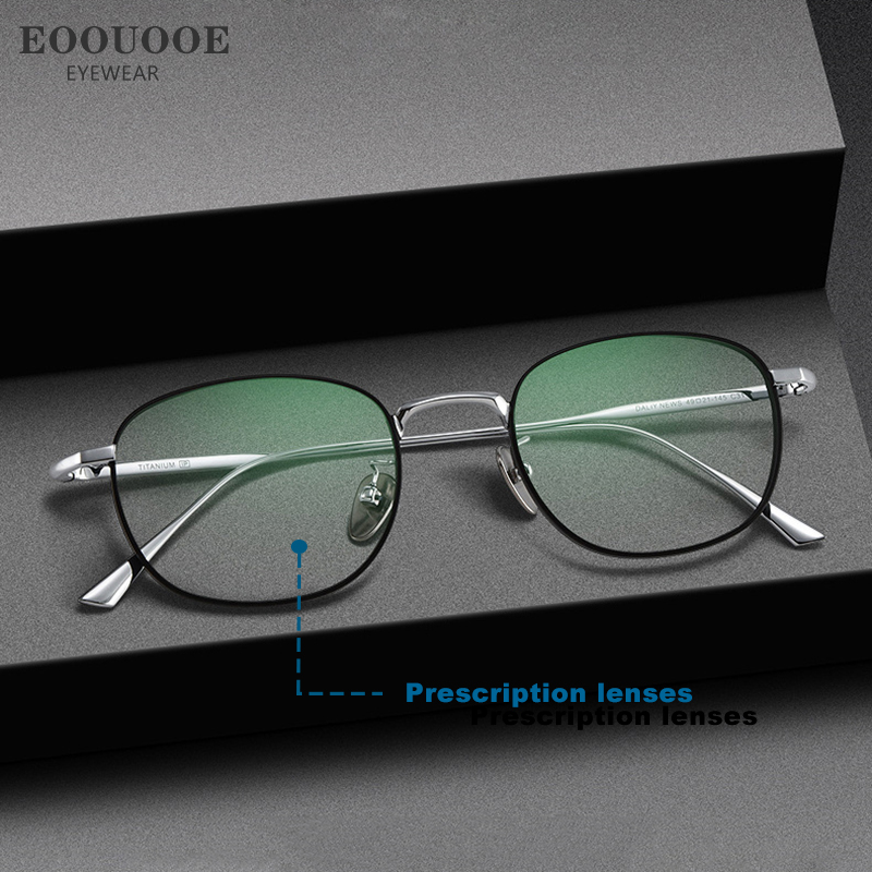Mens Fashion Reading Glasses - Moda Erkek Gözlük Saf Titanyum Optik