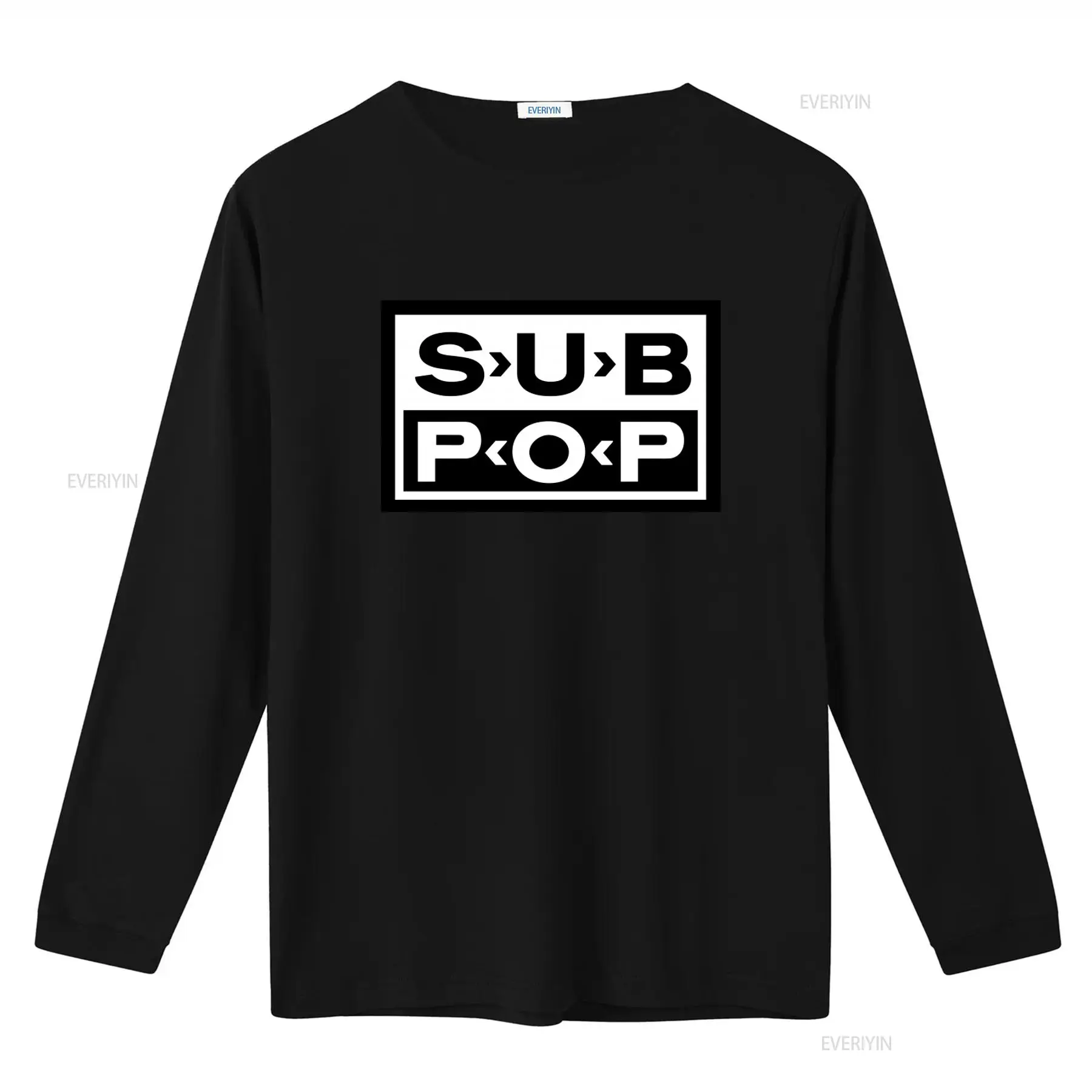 Sub Pop Logolu Tişört Siyah Be - Mens Fashion Black Shirt incelemesi ve fiyatı