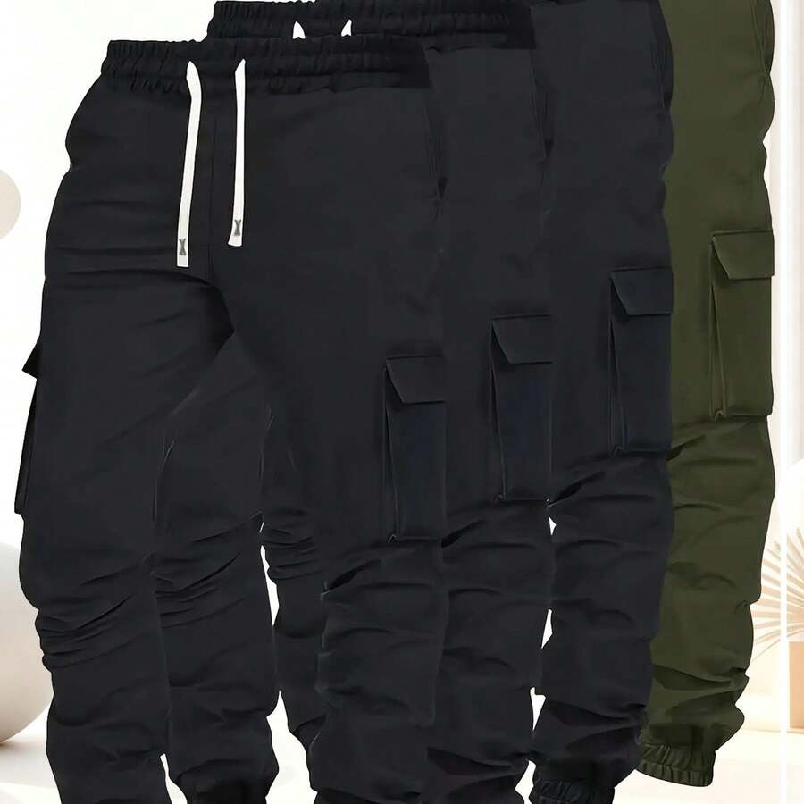 2025 Yeni 4 Parça Erkek Büyük  - Cargo Jogger Pants incelemesi ve fiyatı