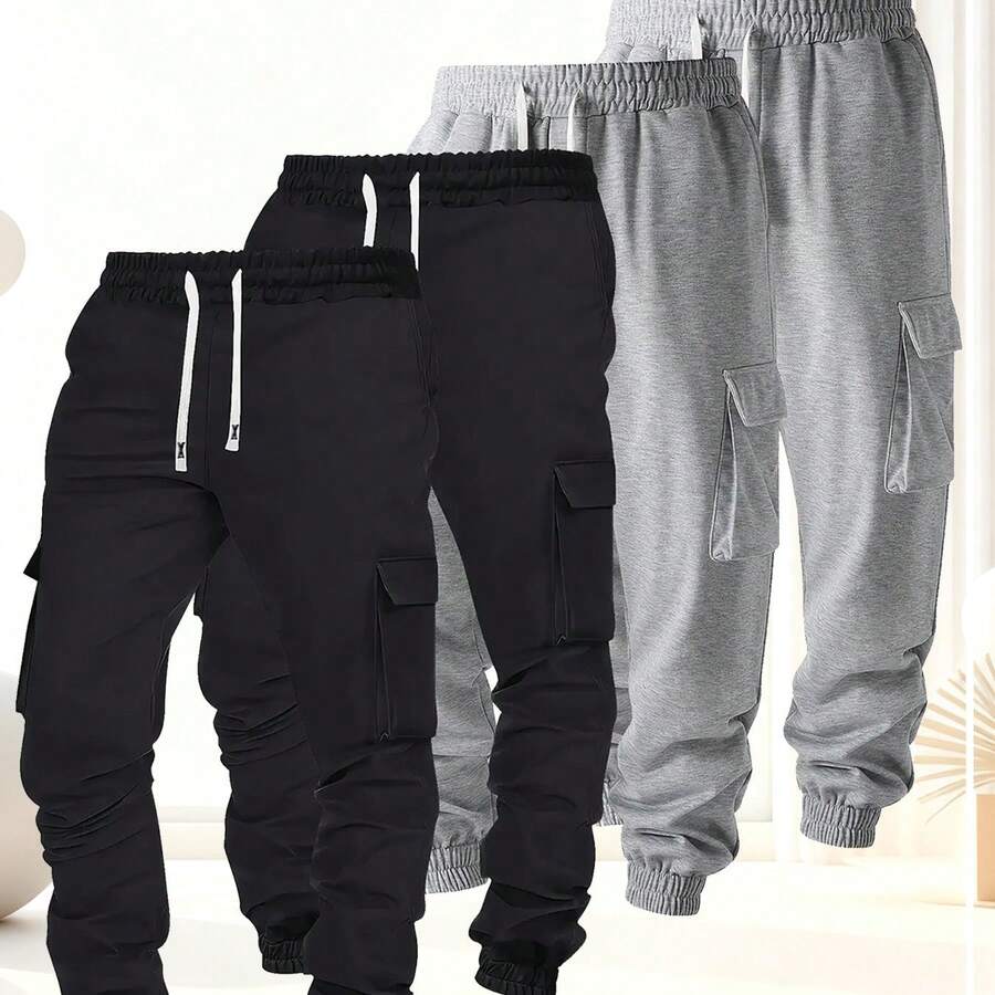 2025 Yeni 4 Parça Erkek Büyük  - Cargo Jogger Pants incelemesi ve fiyatı