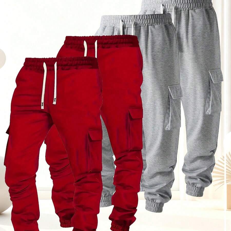 2025 Yeni 4 Parça Erkek Büyük  - Cargo Jogger Pants incelemesi ve fiyatı