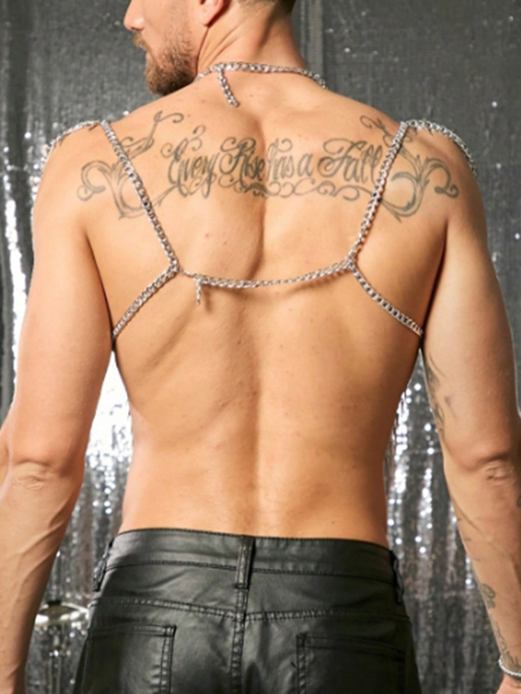 Püsküllü Zincirli Göğüs Askısı - Fashion Harness Men incelemesi ve fiyatı