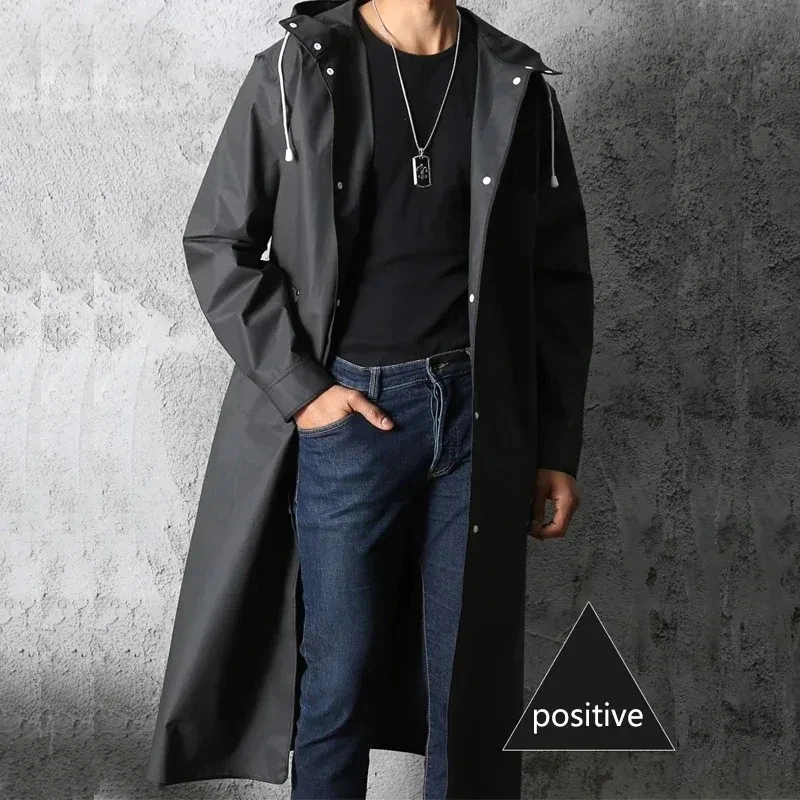 Siyah moda yetişkin su geçirme - Mens Fashion Poncho incelemesi ve fiyatı