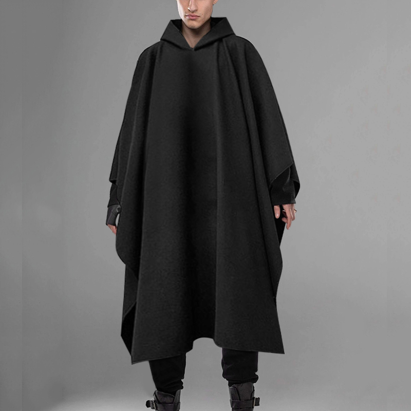 INCERUN Moda Erkek Pelerin Mon - Mens Fashion Poncho incelemesi ve fiyatı