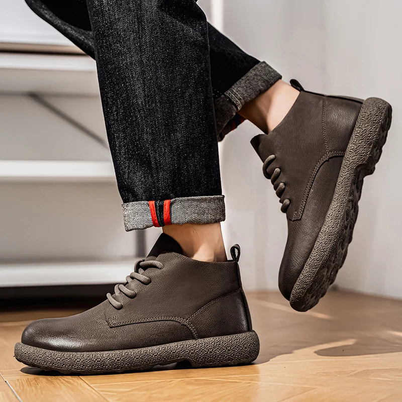 Erkek Ayak Bileği Botları Kahv - Men'S Fashion Footwear incelemesi ve fiyatı