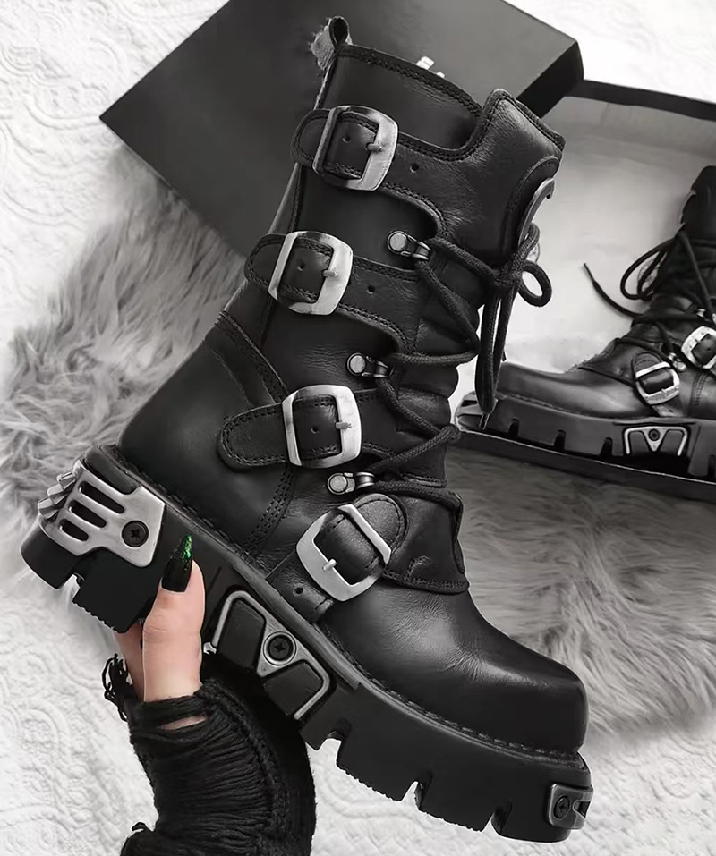 erkekler lüks moda punk gotik  - Men'S Fashion Footwear incelemesi ve fiyatı