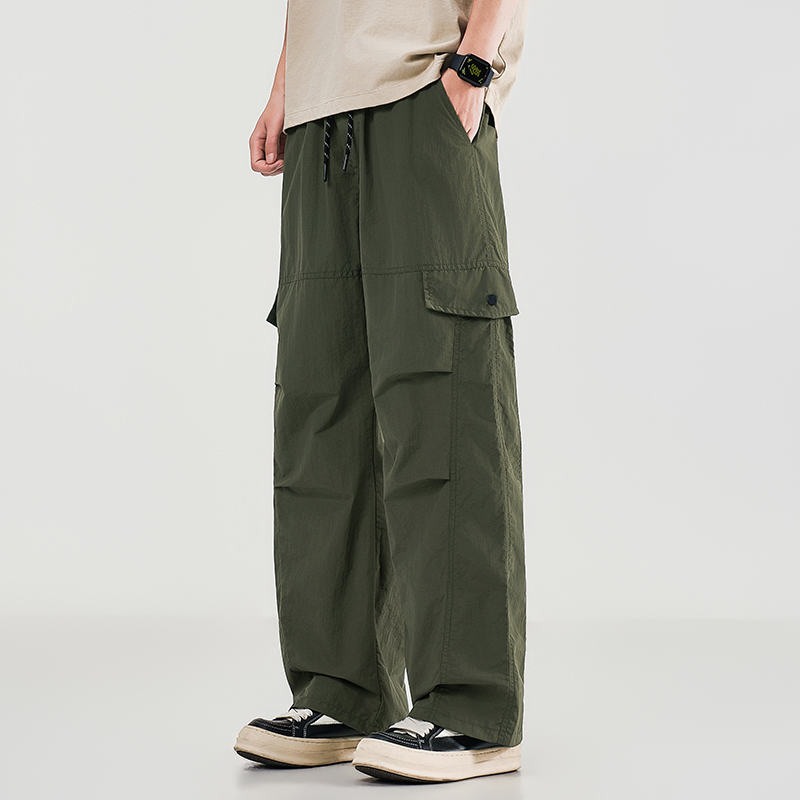 Yaz erkek iş kıyafeti geniş ba - Cargo Jogger Pants incelemesi ve fiyatı