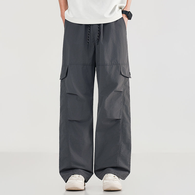 Yaz erkek iş kıyafeti geniş ba - Cargo Jogger Pants incelemesi ve fiyatı