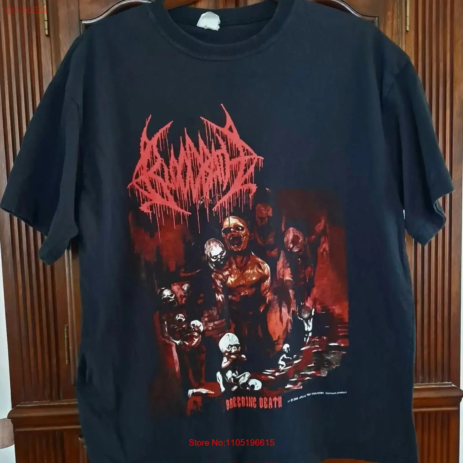 BLOODBATH Breeding Death Tişör - Mens Fashion Black Shirt incelemesi ve fiyatı