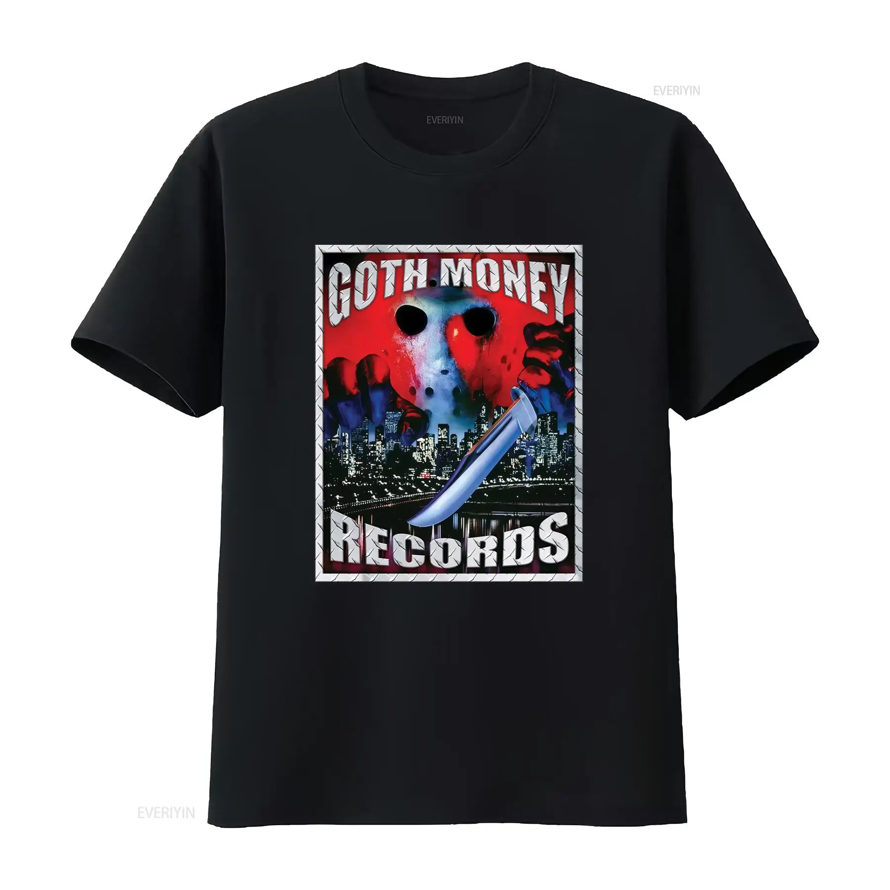 Goth Money Records Jason Logol - Mens Fashion Black Shirt incelemesi ve fiyatı