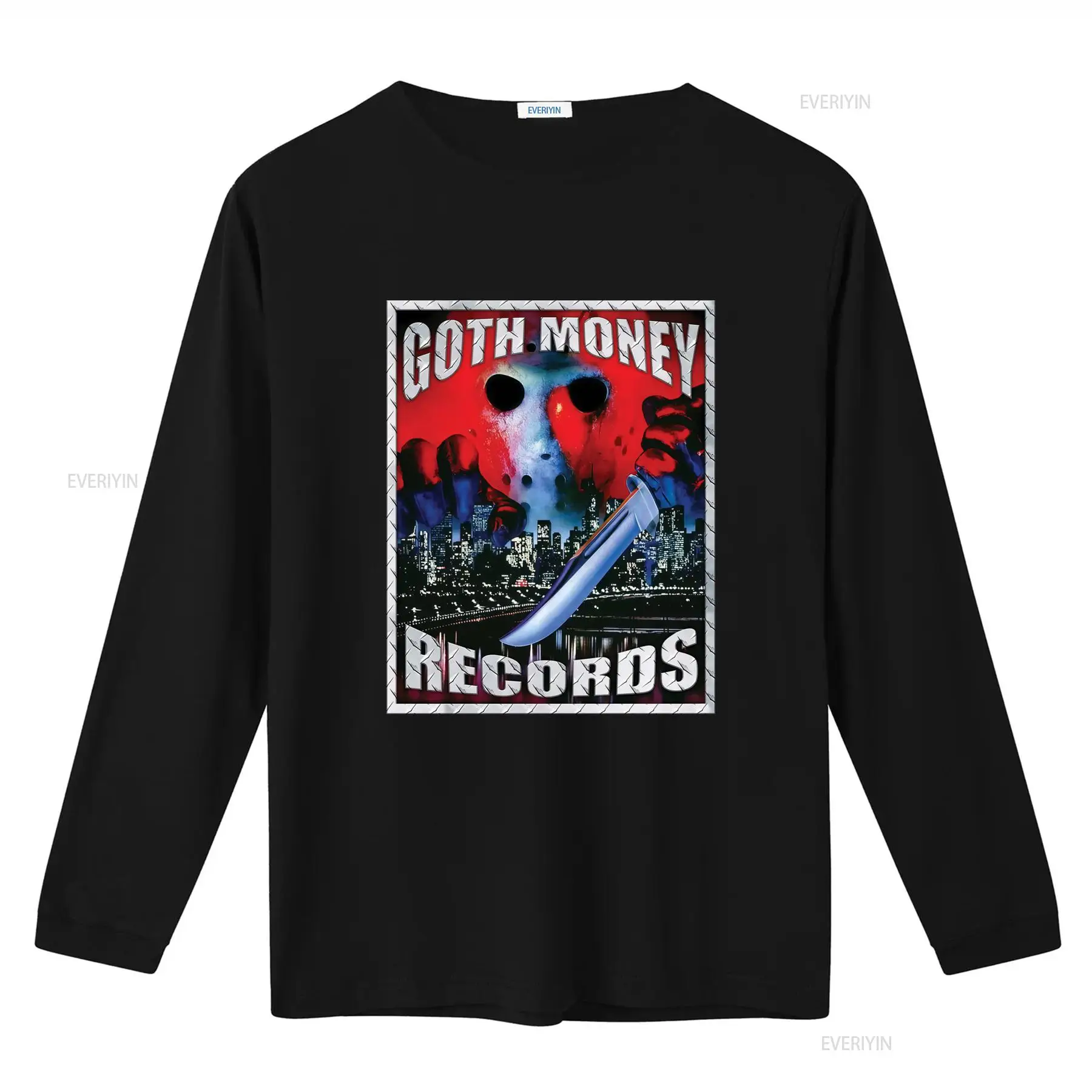 Goth Money Records Jason Logol - Mens Fashion Black Shirt incelemesi ve fiyatı