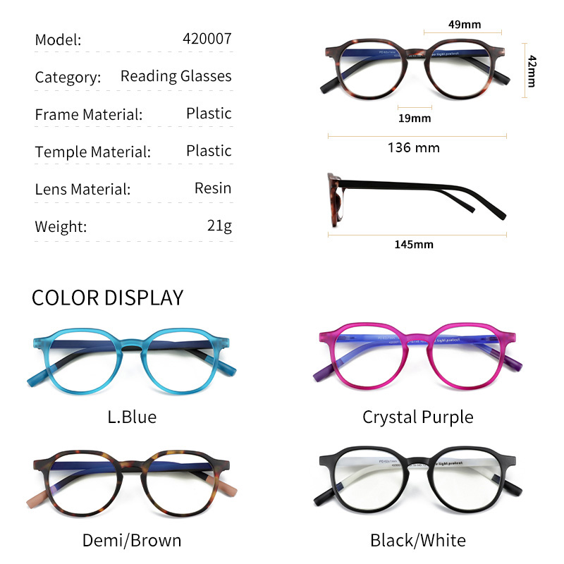 BLUEMOKY Retro Yuvarlak Reçete - Mens Fashion Reading Glasses incelemesi ve fiyatı
