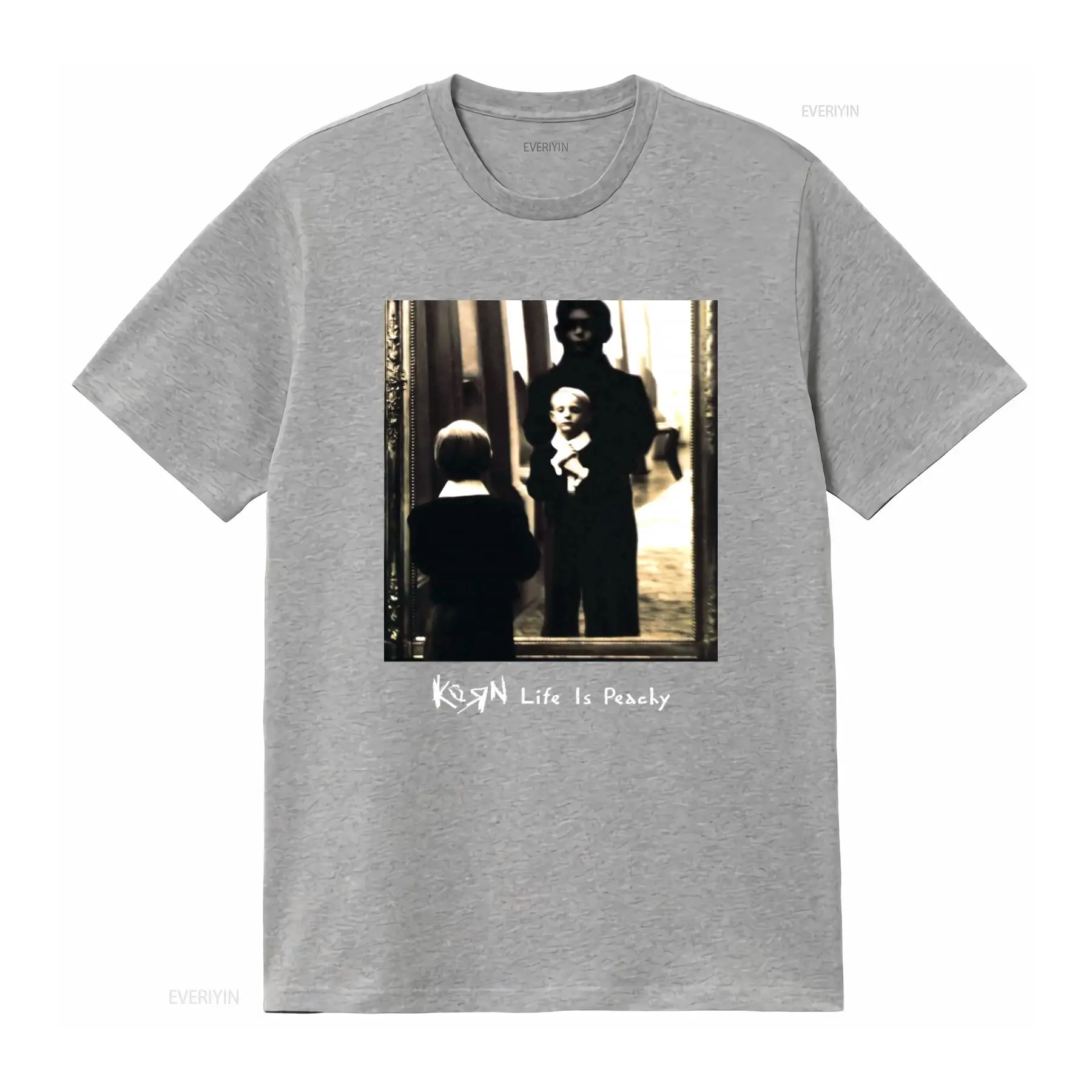 Korn Life Is Peachy Retro Bask - Mens Fashion Black Shirt incelemesi ve fiyatı