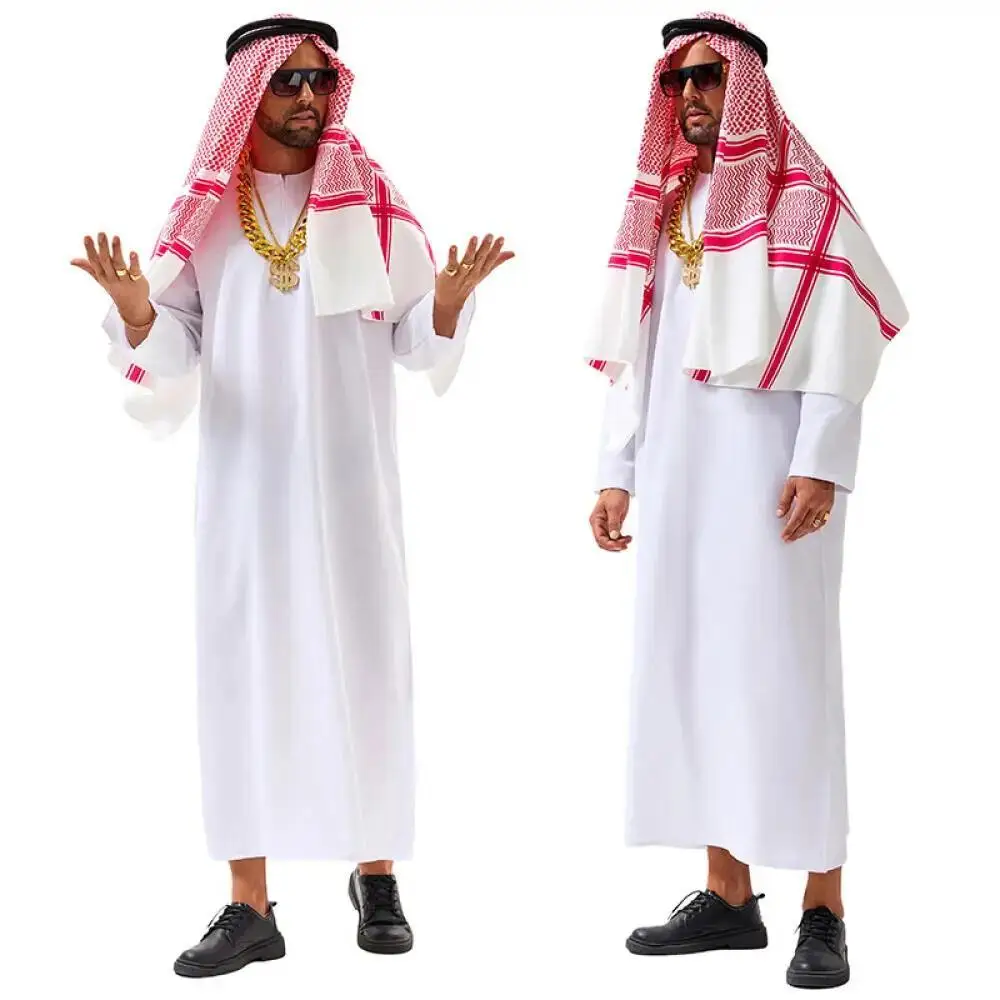 Arap Dubai Kostümü BAE Şeyh Co - Mens Fashion Jumpsuit incelemesi ve fiyatı
