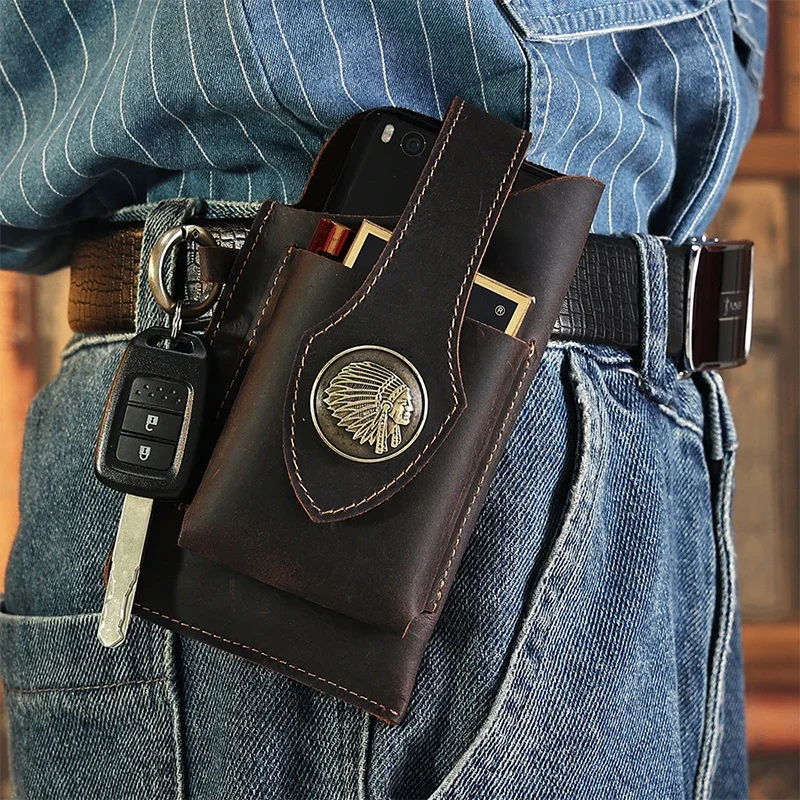 Erkek Hakiki Deri Bel Çantası  - Fashion Harness Men incelemesi ve fiyatı
