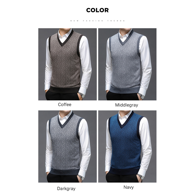 KAHVE Marka Kazak Erkek Giysil - Men'S Fashion V Neck Sweater incelemesi ve fiyatı
