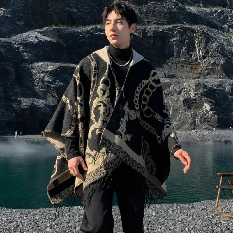 2026 Kadın Pelerin Palto Erkek - Mens Fashion Poncho incelemesi ve fiyatı