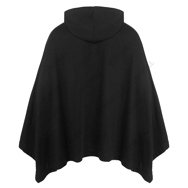 Unisex rahat kapüşonlu panço p - Mens Fashion Poncho incelemesi ve fiyatı