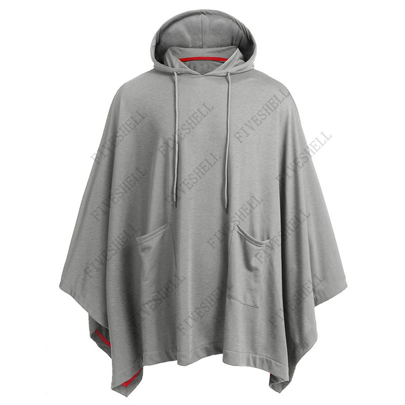 Unisex rahat kapüşonlu panço p - Mens Fashion Poncho incelemesi ve fiyatı