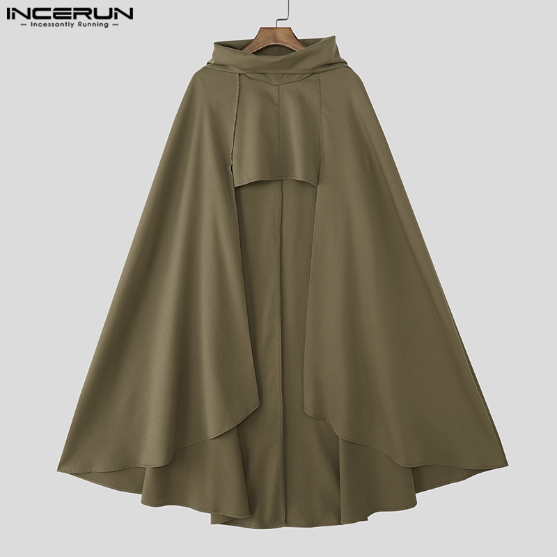 INCERUN Erkek Pelerinli Ceket  - Mens Fashion Poncho incelemesi ve fiyatı